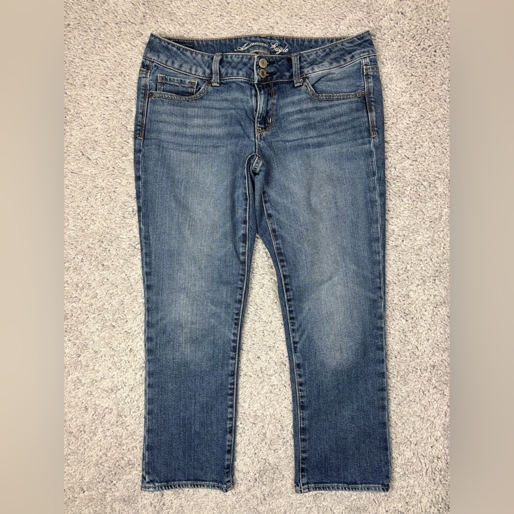 American Eagle Jeans Womens 8 Artist Stretch Regular Classic Casual Basic Denim